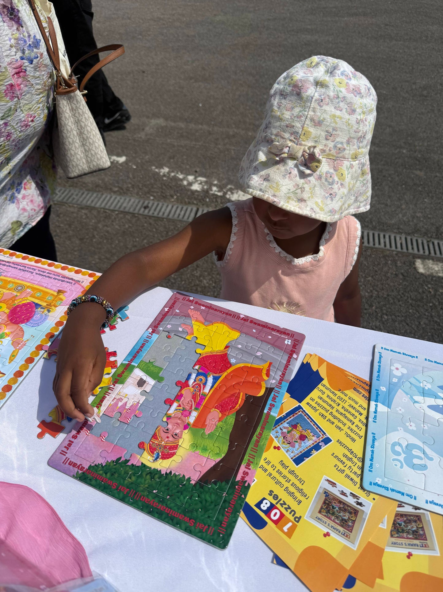 Swaminarayan Bhagwan 45 piece Jigsaw Puzzle: Hindu Kids Diwali Activity