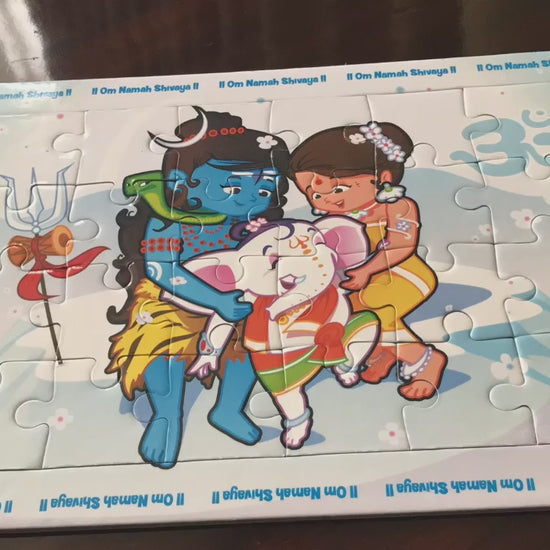 Shiva Ganesha puzzle in action